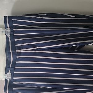 Banana Republic women's size 0 pinstripe navy blue dress pants